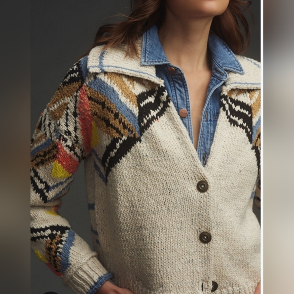 Anthropologie Pilcro Knit Cardigan - Picture 2 of 9